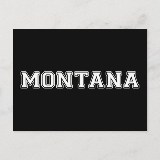 Carte Postale Montana (Devant)