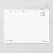 Carte postale Montana (Dos)