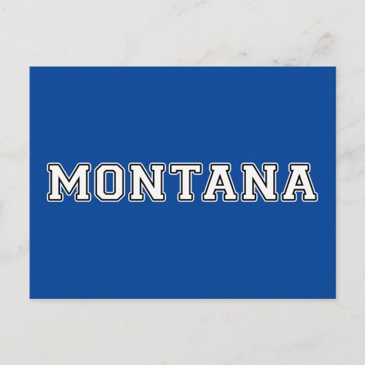 Carte Postale Montana (Devant)