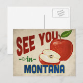 Carte Postale Montana Apple - Vintage voyage (Devant / Derrière)
