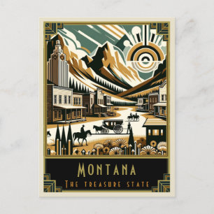 Carte Postale Montana   Art déco