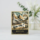 Carte Postale Montana | Art déco (Debout devant)