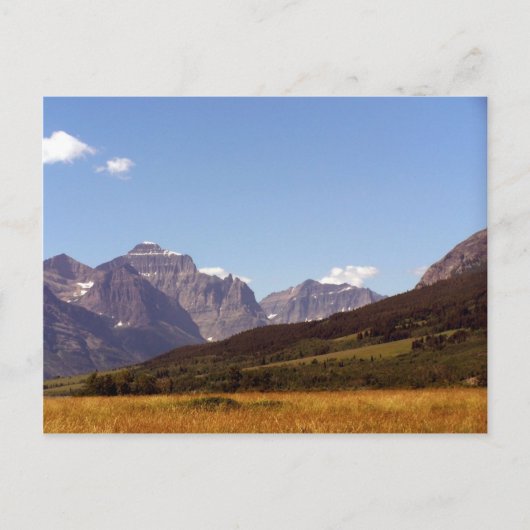 Carte postale Montana Fields & Mountains (Devant)