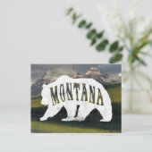 Carte postale Montana Grizzly Bear (Debout devant)