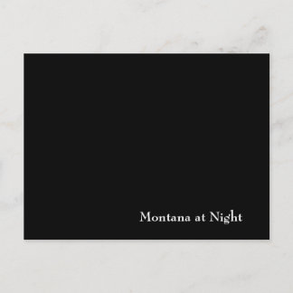 Carte Postale Montana la nuit