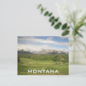 Carte Postale Montana Mountain Range Photo de voyage (Debout devant)