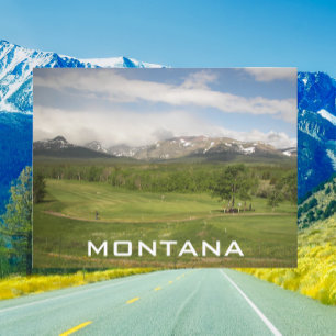 Carte Postale Montana Mountain Range Photo de voyage