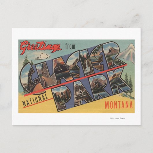 Carte Postale Montana - Parc national des Glaciers (Devant)