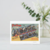 Carte Postale Montana - Parc national des Glaciers (Debout devant)