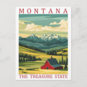 Carte Postale Montana the Treasure State USA Travel Place (Devant)
