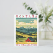 Carte Postale Montana the Treasure State USA Travel Place (Debout devant)