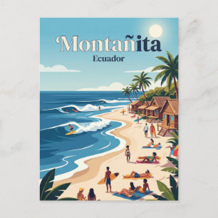 Carte Postale Montañita Équateur