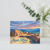 Carte Postale Monte Albán Mexique (Debout devant)