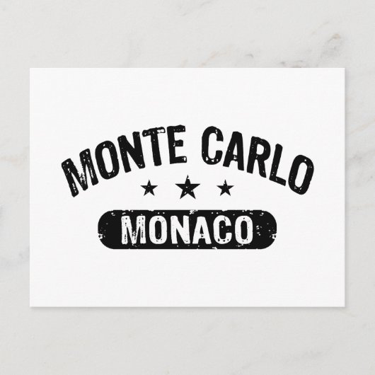 Carte Postale Monte Carlo (Devant)