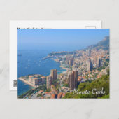 Carte Postale Monte Carlo à Monaco (Devant / Derrière)