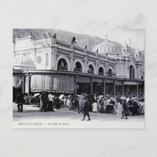 Carte postale, Monte Carlo, Café de Paris (Devant)