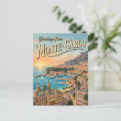 Carte Postale Monte-Carlo Monaco (Debout devant)