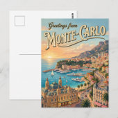 Carte Postale Monte-Carlo Monaco (Devant / Derrière)