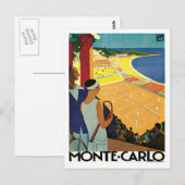 Carte Postale Monte Carlo Monaco Vintage voyage (Devant / Derrière)