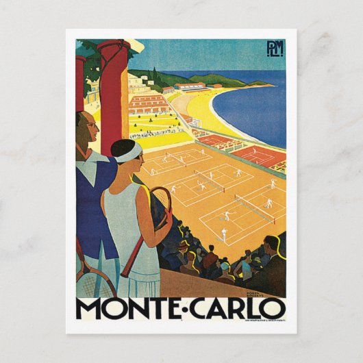 Carte Postale Monte Carlo Monaco Vintage voyage (Devant)
