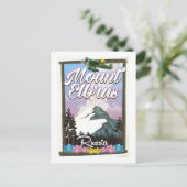 Carte Postale Monte Elbrus, affiche de voyage russe (Debout devant)