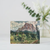 Carte postale Monte Pelmo Painting (Debout devant)