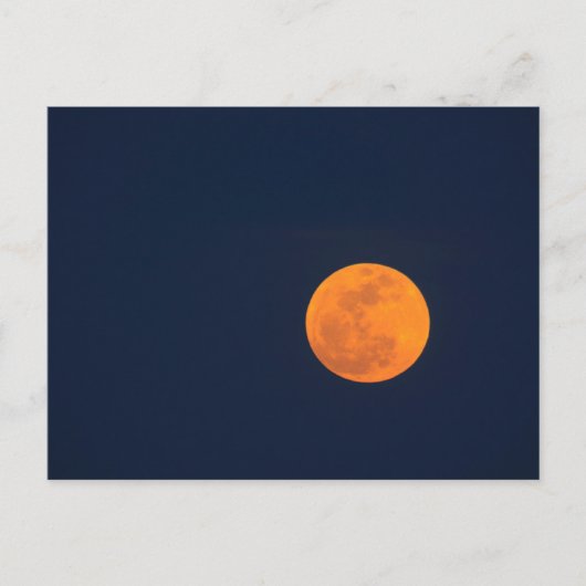 Carte Postale Montée de la lune de la Super lune | Savannah, Géo (Devant)