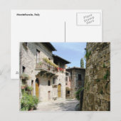 Carte Postale Montefiorale, Italie (Devant / Derrière)