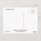 Carte Postale Montefiorale, Italie (Dos)