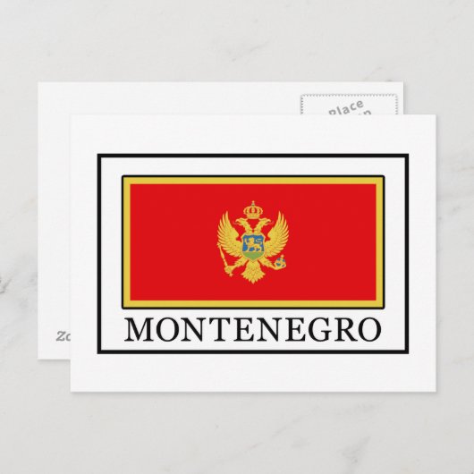 Carte Postale Monténégro (Devant / Derrière)