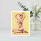 Carte Postale Monter (Debout devant)