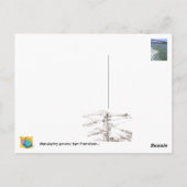 Carte Postale Monter à vélo le long de Piers... (Dos)