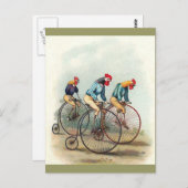 Carte Postale Monter des coqs (Devant / Derrière)