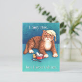 Carte Postale Monter et briller (Debout devant)