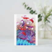 Carte Postale Monter les vagues (Debout devant)