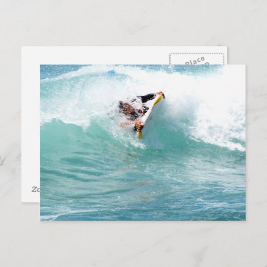 Carte Postale Monter les vagues (Devant / Derrière)