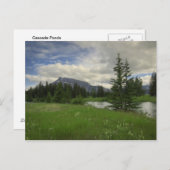 Carte Postale Monter l'exécution à partir des étangs en cascade (Devant / Derrière)