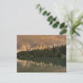 Carte Postale Monter Rundle Rainbow, Étangs Cascade (Debout devant)