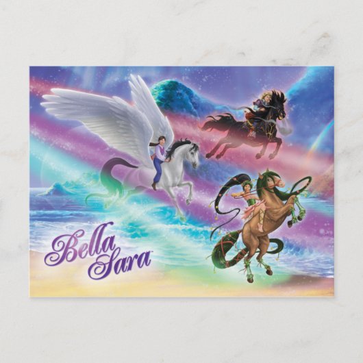 Carte Postale Monter sur Moonbeams (Devant)