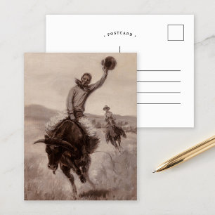 Carte Postale Monter un taureau Elling William Gollings