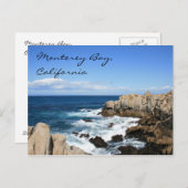 Carte postale Monterey Bay, Californie (Devant / Derrière)