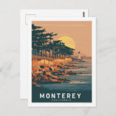 Carte Postale Monterey California (Devant / Derrière)