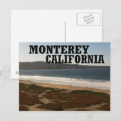 Carte Postale Monterey California — Postage (Devant / Derrière)