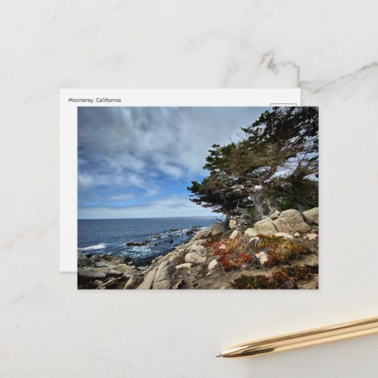 Carte postale - Monterey, Californie (Devant/Arrière en situation)