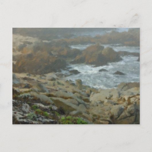 Carte Postale Monterey Fog Big Sur California 2 Peint (Devant)