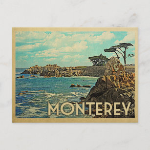 Carte Postale Monterey Postcard California Vintage voyage