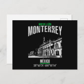 Carte Postale Monterrey (Devant / Derrière)