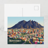 Carte Postale Monterrey Mexique (Devant / Derrière)