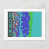 Monterrey, MX, Poster de voyage Style Vintage cart