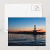 Carte Postale Montevideo À Dawn, Uruguay (Devant / Derrière)